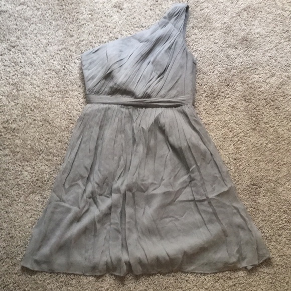 J. Crew Kylie one-shoulder bridesmaid’s dress - Picture 2 of 8